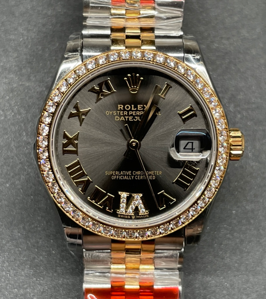 ROLEX DATEJUST DIAMOND FRAME