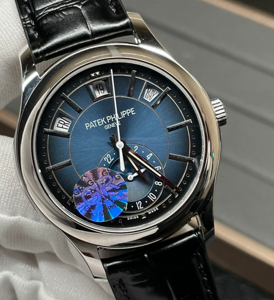 PATEK PHILIPPE PERPETUAL MOON-PHASE (BLUE DIAL)