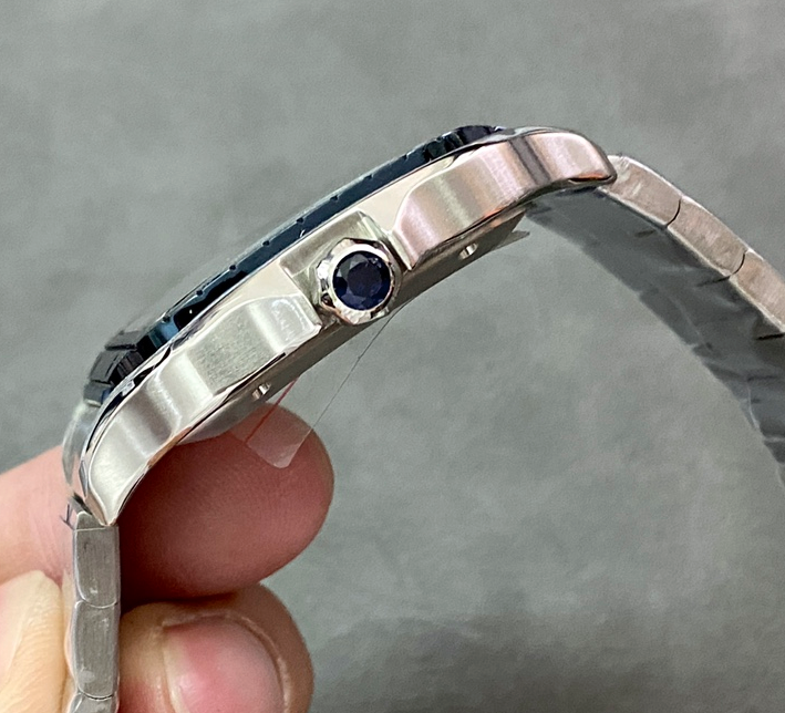 CARTIER SANTOS BLUE 2824 SERIES