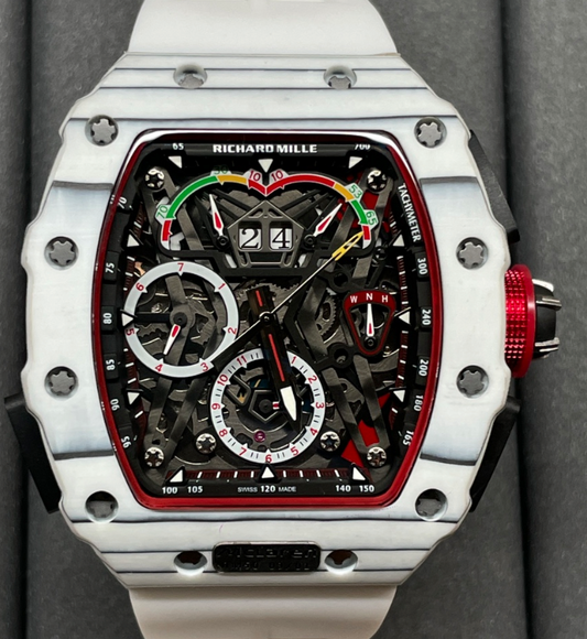 RICHARD MILLE WHITE CARBON FIBER ''LOTUS RACING''
