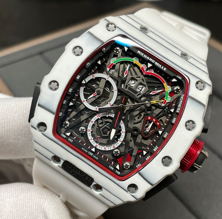 RICHARD MILLE WHITE CARBON FIBER ''LOTUS RACING''
