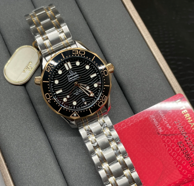 OMEGA SEAMASTER 300 GOLD BLACK 3300