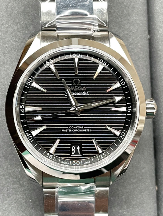 OMEGA SEAMASTER BLACK TEAK GRAIN