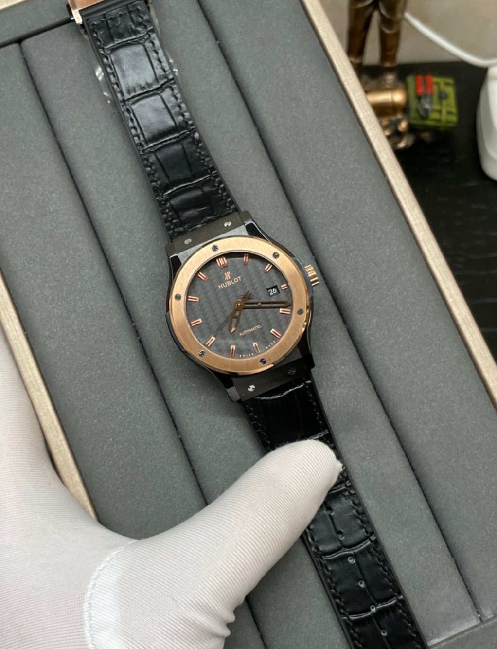 HUBLOT CLASSIC FUSION CERAMIC/TITANIUM