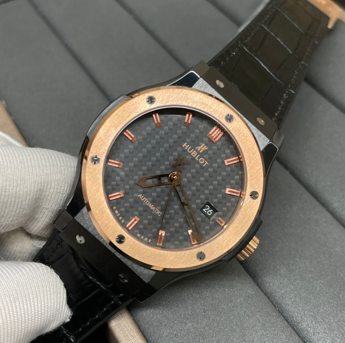 HUBLOT CLASSIC FUSION CERAMIC/TITANIUM