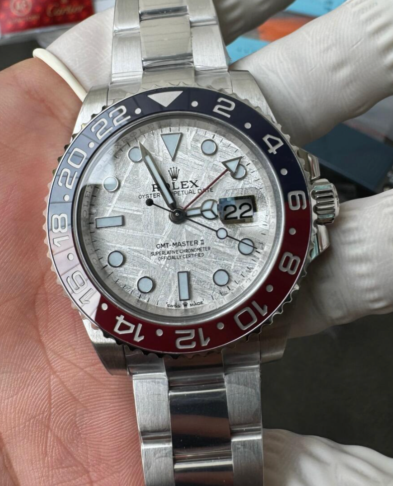 ROLEX GMT-MASTER II ''PEPSI METIORITE DIAL''