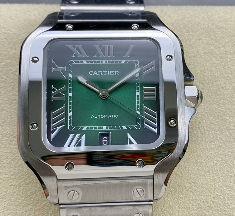 CARTIER SANTOS SAPPHIRE GLASS 3 EN 1 CORREAS