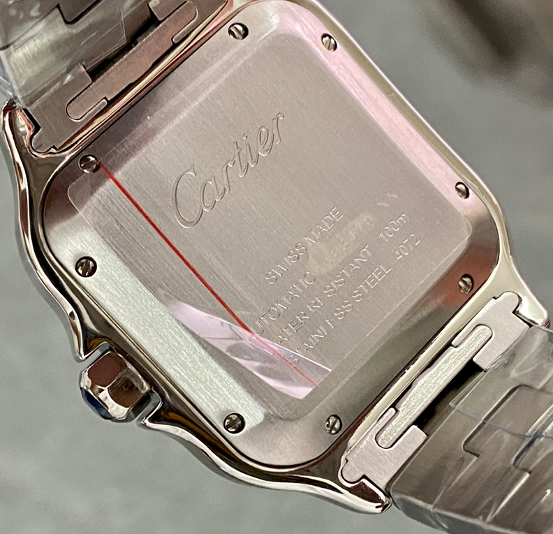 CARTIER SANTOS BLUE 2824 SERIES