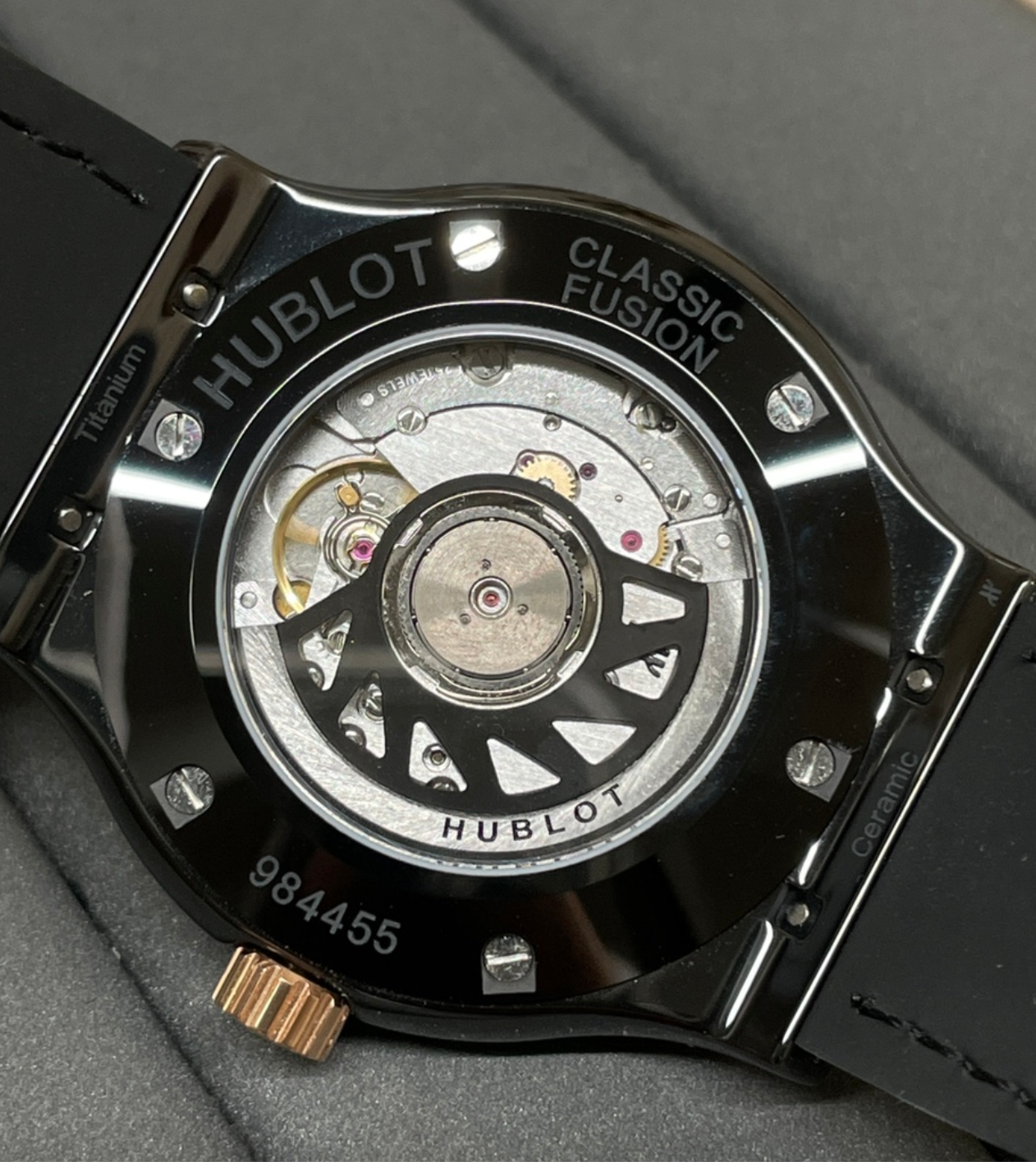 HUBLOT CLASSIC FUSION CERAMIC/TITANIUM